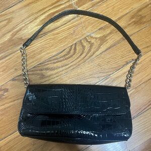 Liz Claiborne vintage black shoulder purse